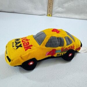 VTG Nascar Beanie Racers Kodak Max Film Car Auto Plush 7" 1998 Series #4